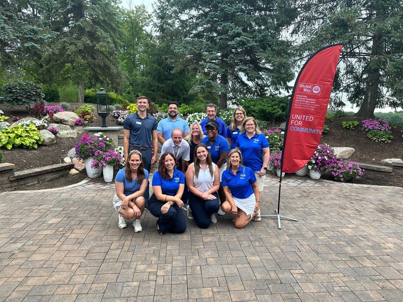 United Way staff at the 2023 Applied Underwriters Golf Tournament 